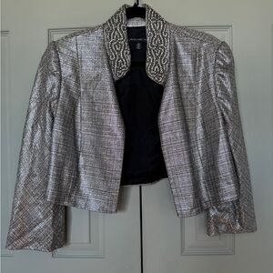 Carmen Marc Valvo Beaded Bolero Jacket